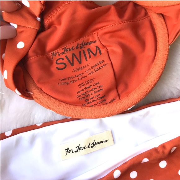 For Love And Lemons Swim For Love And Lemons Swim Polka Dot Bikini